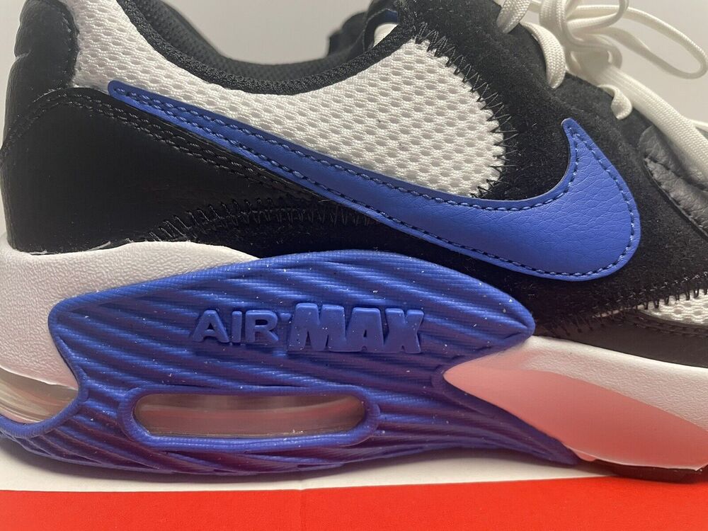 New NIKE Air Max Excee Size 11.5 Black / Blue/ White - Picture 3 of 12